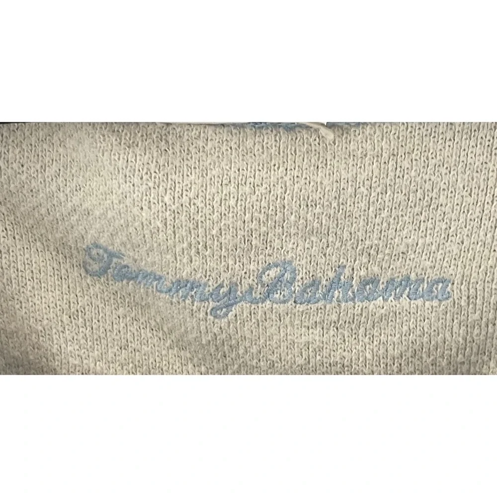 Tommy Bahama 1/4 Zip Pullover Sweater Men's XL Blue Golf Preppy Coastal